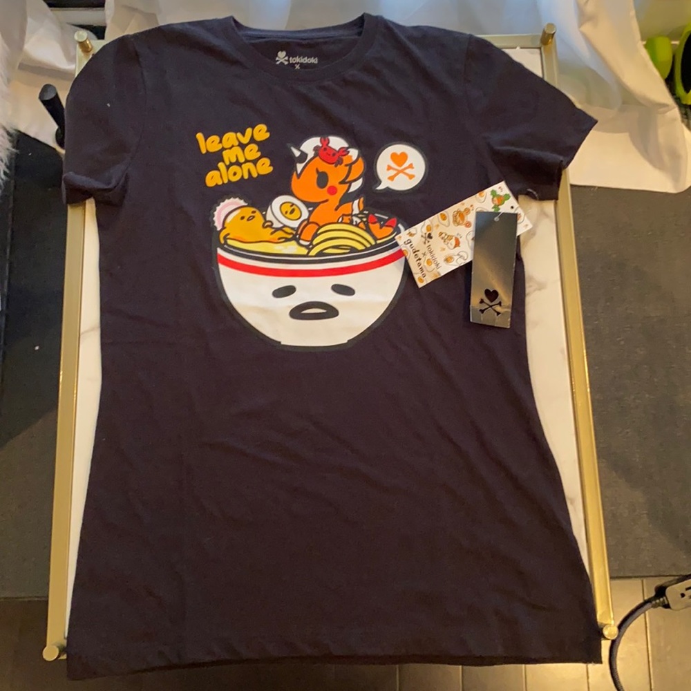 BNWT Tokidoki x Gudetama Black T-shirt size S